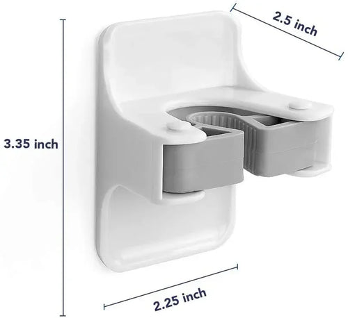 Besenhalter Wandmontage, Besengreifer hält Besen und Kehrschaufel für Zuhause, Küche, Garten, Garagen-Aufbewahrungssysteme, 2 Stück
